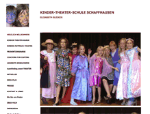 Tablet Screenshot of kindertheaterkurse-schaffhausen.com